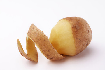 Peeled potato