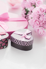 Gift set for a romantic evening on Valentine's Day
