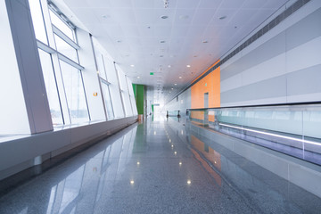 Obraz premium Empty interiors at the airport gate