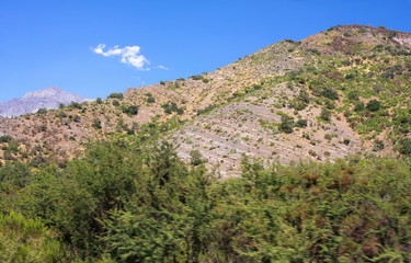 Fototapeta na wymiar Cajon del Maipo - Chile - IV -