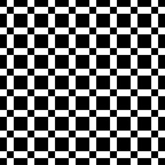 Abstract geometric seamless pattern with squares. Simple black and white background.Vector illustration. Monochrome classic design.