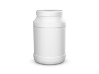 Whey protein container