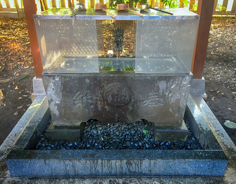 手水舎 - 山王稲穂神社（東京都小金井市）