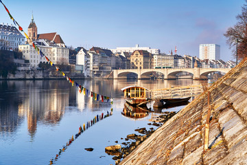Obraz premium Früher Morgen in Basel