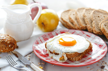 Fried egg breakfast