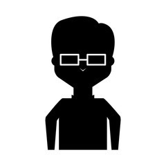 businessman avatar character icon vector illustration design
