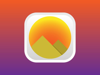 Photo gallery album icon