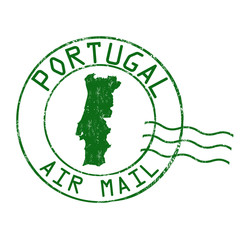 Portugal post office stamp