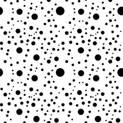 Abstract seamless pattern for girls, boys, clothes. Creative vector background with dots, circles, eyes on color background.Funny wallpaper for textile and fabric. Fashion style. Colorful bright.