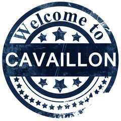 cavaillon stamp on white background