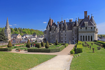 Fototapeta na wymiar Langeais castle, France 