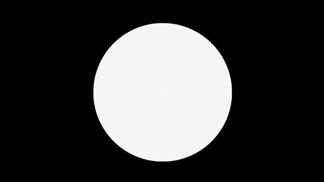 A loader - spinner animation: a double bubble circle. Use: fake mock video buffering, simulate Android / iPhone apps, YouTube buffering / loading.
