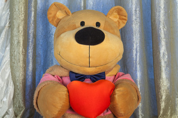 Teddy bear on Valentine's day