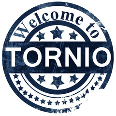 Tornio stamp on white background