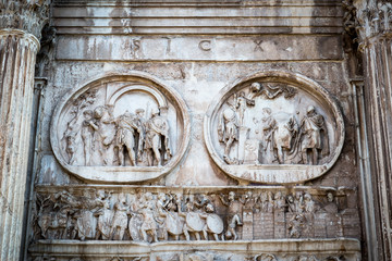 Arch of Constantine (detail)