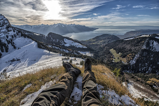 Col De Jaman, Lake Geneva, Swiss Alps