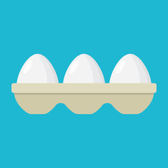 Eggs in a tray