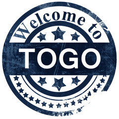 Togo stamp on white background