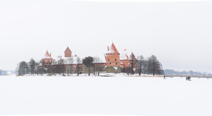 Famous Trakai Island Castle, Lithuania