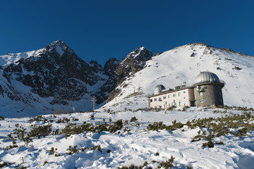 Observatory in High Tatras Skalnate pleso - Lomnicky stit - High Tatras - Slovakia - 133332179