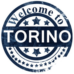 Torino stamp on white background
