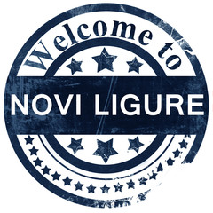 Novi ligure stamp on white background