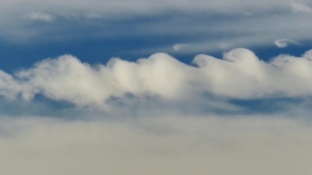 Cloud Waves Breaking in Sky