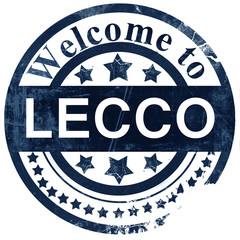 Lecco stamp on white background