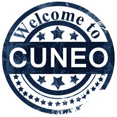 Cuneo stamp on white background