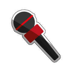 Microphone professional equipment icon vector illustration graphic design