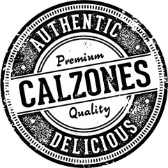 Vintage Style Calzones PIzzeria Sign