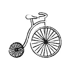 Fototapeta na wymiar vintage circus bicycle icon vector illustration graphic design