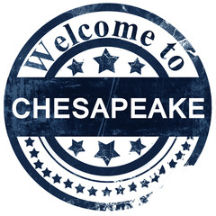 cheaspeake stamp on white background