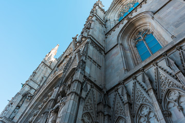 Cathedral de la Santa Creu i Santa Eulalia at Barcelona