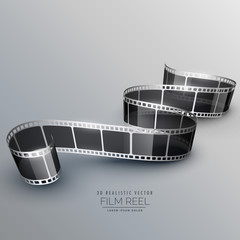 Obraz premium stylish 3d filmstrip background
