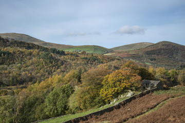 Stunning Autumn Fall landscape image of wide countryside in Lake