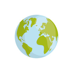 Isolated world earth icon vector illustration graphic design