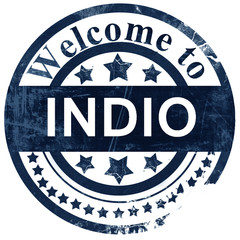 indio stamp on white background