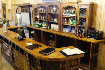 Interior of a restaurant