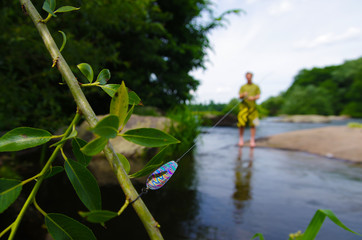 Fishing at the river