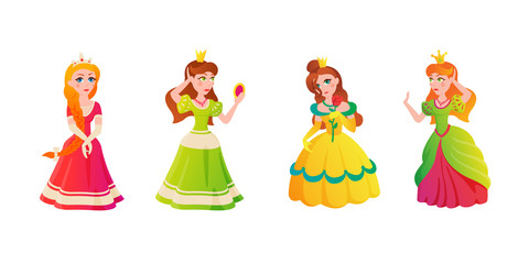 Princess character vectorillustration.