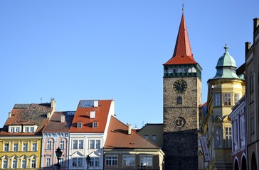 Architecture from Jicin and blue sky
