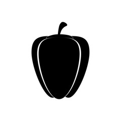 Fresh pepper vegetable icon vector illustration graphic design