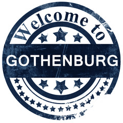 Gothenburg stamp on white background