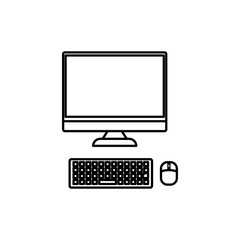 Isolated computer technology icon vector illustration graphic design