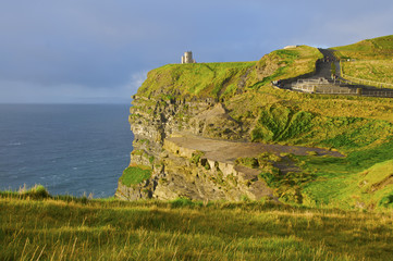 lighthouse on the cliff