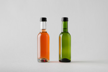 Wine Quarter/Mini Bottle Mock-Up - Two Bottles