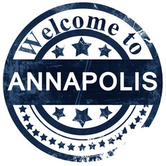 annapolis stamp on white background