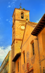 Church of Santiago Apostol in Malaga, Spain