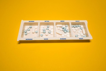 Tabletten in Box
